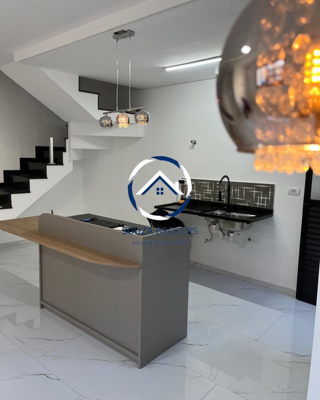 Lindo sobrado de 102m² na Vila Lucinda em Santo André  Santo André - 