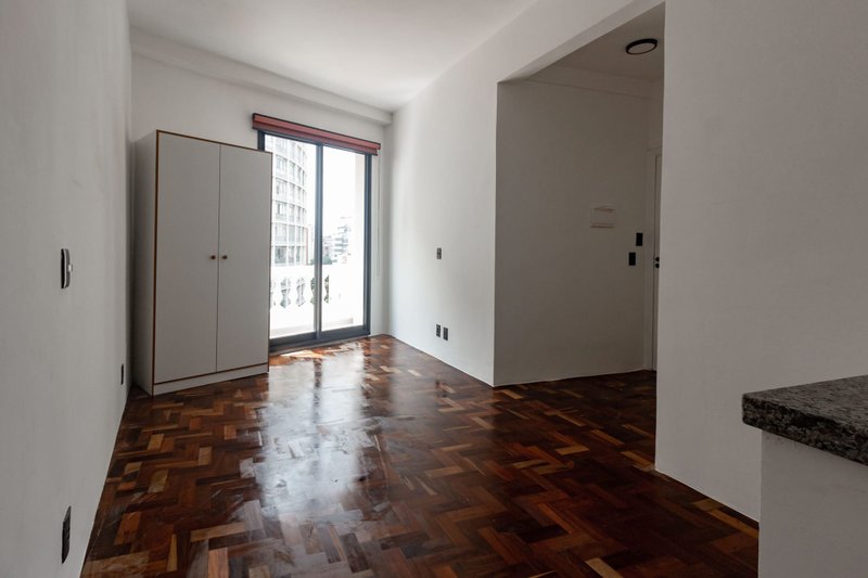 Studio Metrô Santa Cecília 32m² sem depósito e ACEITA PET Rua Ana Cintra São Paulo - 