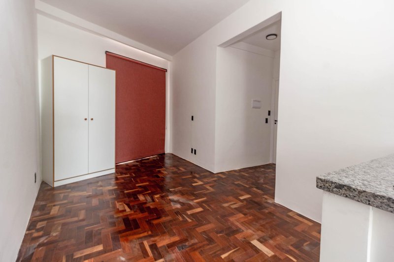 Studio Metrô Santa Cecília 32m² sem depósito e ACEITA PET Rua Ana Cintra São Paulo - 