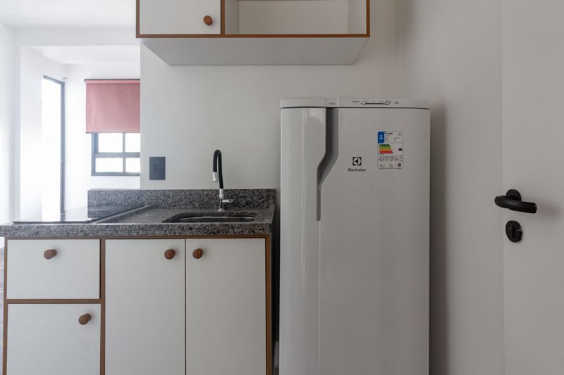 Studio Metrô Santa Cecília 30m² - ACEITA PET - sem depósito caução Rua Ana Cintra São Paulo - 