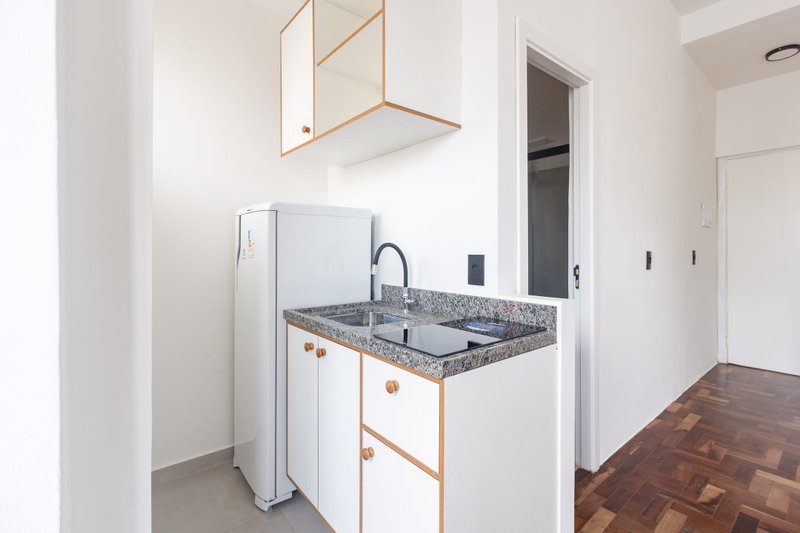 Studio Metrô Santa Cecília 24m² - Aceita PET - sem depósito caução ou fiador Rua Ana Cintra São Paulo - 