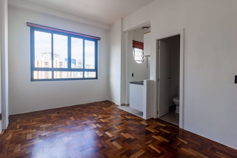 Studio Metrô Santa Cecília 24m² - Aceita PET - sem depósito caução ou fiador Rua Ana Cintra São Paulo - 