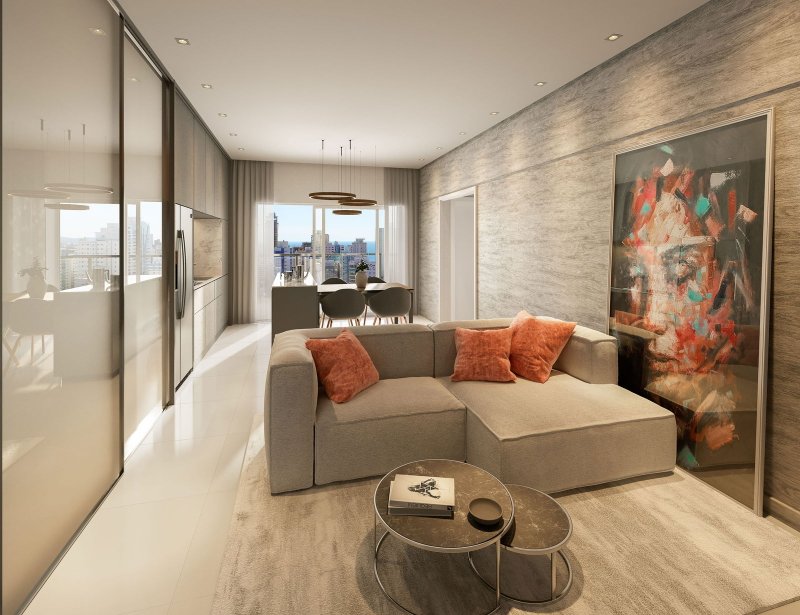 APARTAMENTO COM 1 SUÍTE MAIS 1 DORMITÓRIO EM ITAPEMA  Itapema - 