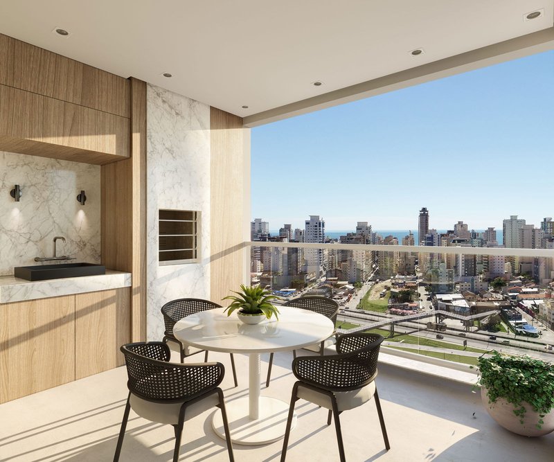 APARTAMENTO COM 1 SUÍTE MAIS 1 DORMITÓRIO EM ITAPEMA  Itapema - 