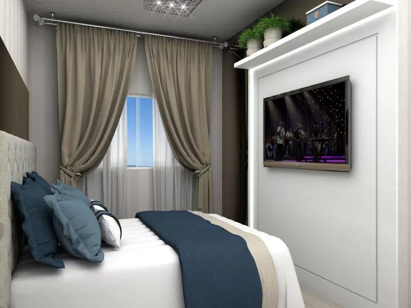 APARTAMENTO COM 1 SUÍTE MAIS 1 DORMITÓRIO EM ITAPEMA  Itapema - 