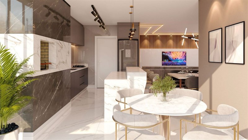 APARTAMENTO COM 2 SUÍTES EM MEIA PRAIA  Itapema - 