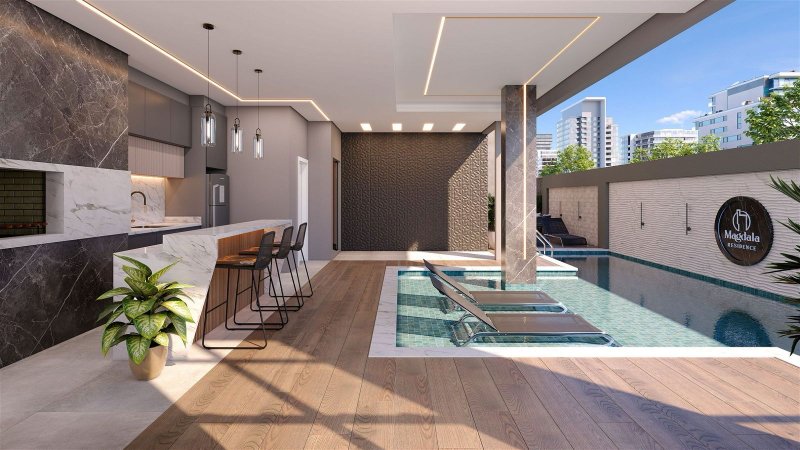 APARTAMENTO COM 2 SUÍTES EM MEIA PRAIA  Itapema - 