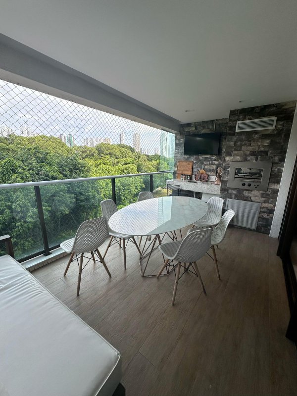 4 quartos (3 suítes). Varanda gourmet. 2 vagas de garagem. Móveis planejados Rua Le Parc Recife - 
