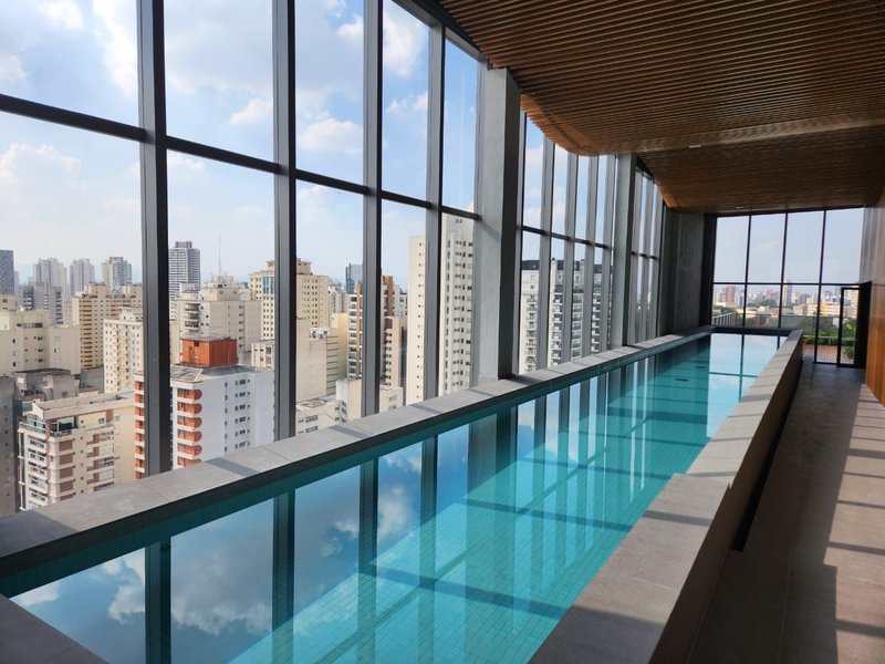 Studio Mobiliado com 25m² em Pinheiros Rua Alves Guimarães São Paulo - 