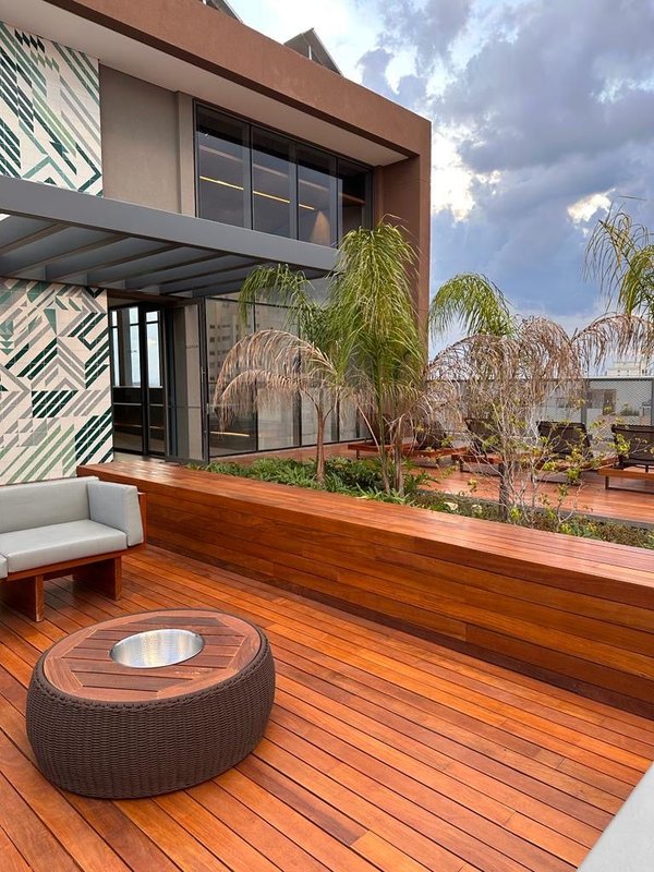 Studio Mobiliado com 25m² em Pinheiros Rua Alves Guimarães São Paulo - 