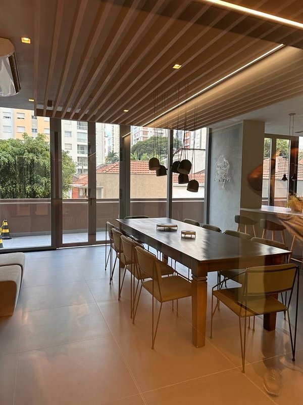 Studio Mobiliado com 25m² em Pinheiros Rua Alves Guimarães São Paulo - 