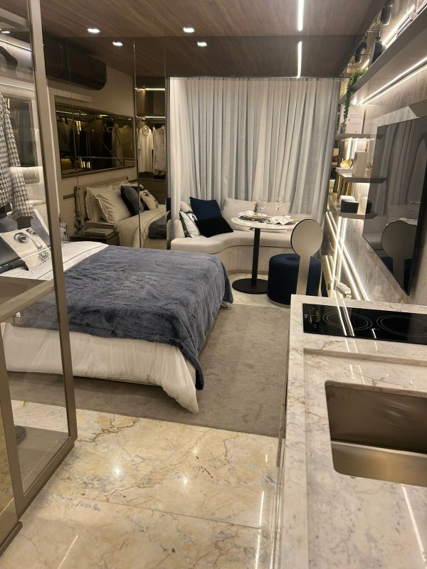 Studio 26m² na Bela Vista próximo ao Metrô Rua Maestro Cardim São Paulo - 