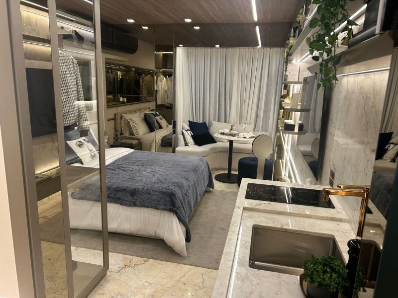 Studio 26m² na Bela Vista próximo ao Metrô Rua Maestro Cardim São Paulo - 