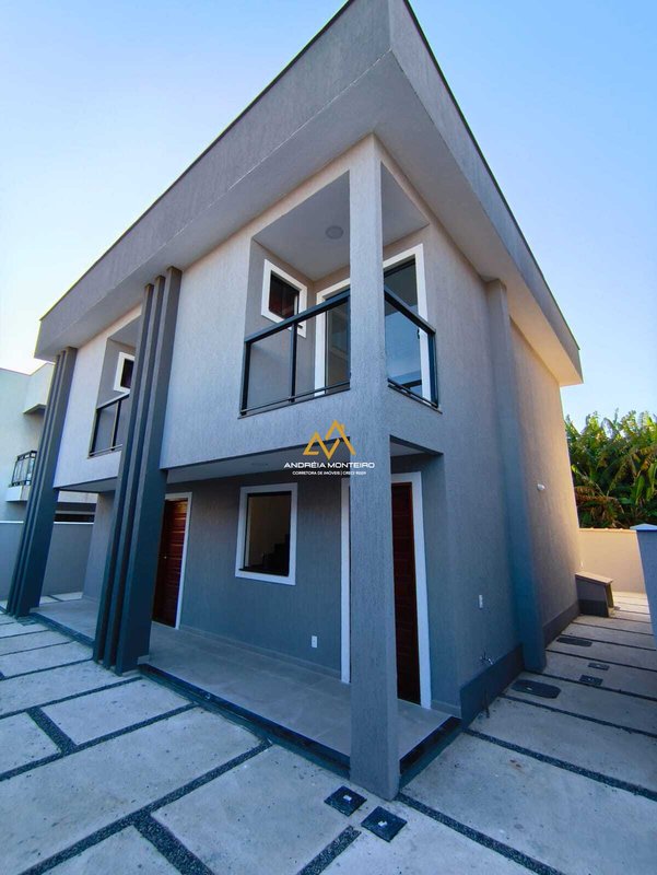 Casa duplex com 2 Quartos , 2 suítes à venda, 69 m² por R$ 399.000 - Jardim Atlântico  Maricá - 