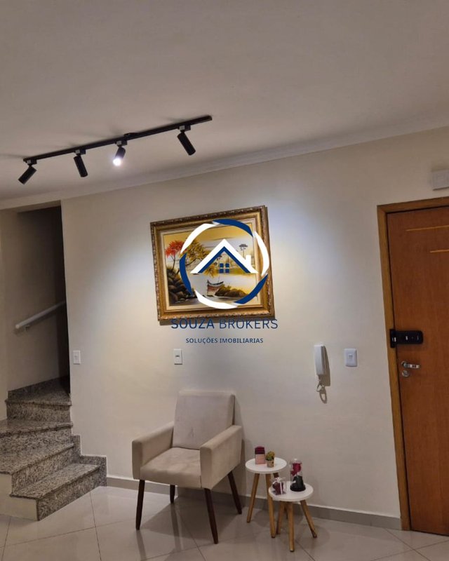 Excelente cobertura de 160m² na Vila Humaitá em Santo Andre  Santo André - 