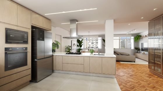 Apartamento 158m² no Jd Paulista 3 dorms sendo 2 suítes 1 vaga Alameda Casa Branca São Paulo - 
