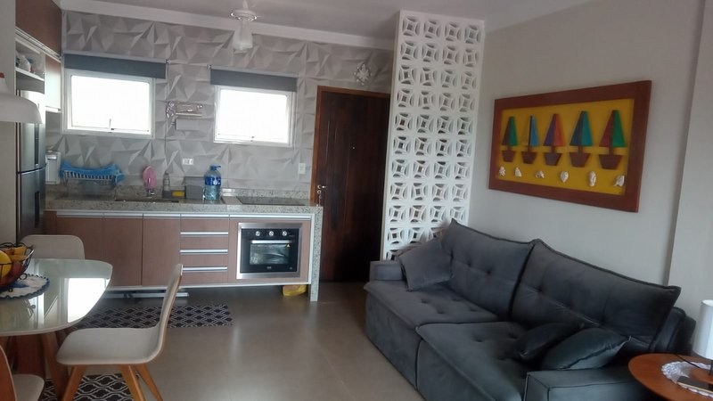 🏖️ Apartamento Garden com Vista Lateral para a Praia no Massaguaçu  Caraguatatuba - 