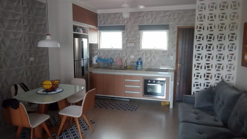 🏖️ Apartamento Garden com Vista Lateral para a Praia no Massaguaçu  Caraguatatuba - 