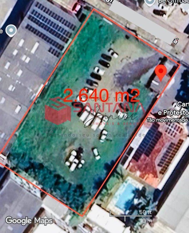 Terreno 2.640 m² – Frente de Rua – Comercial ou Residencial Rua Itagibá Lauro de Freitas - 