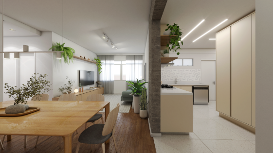Apartamento 100,55m² em Higienópolis 2 dorms sendo 1 suíte 1 vaga Rua Piauí São Paulo - 