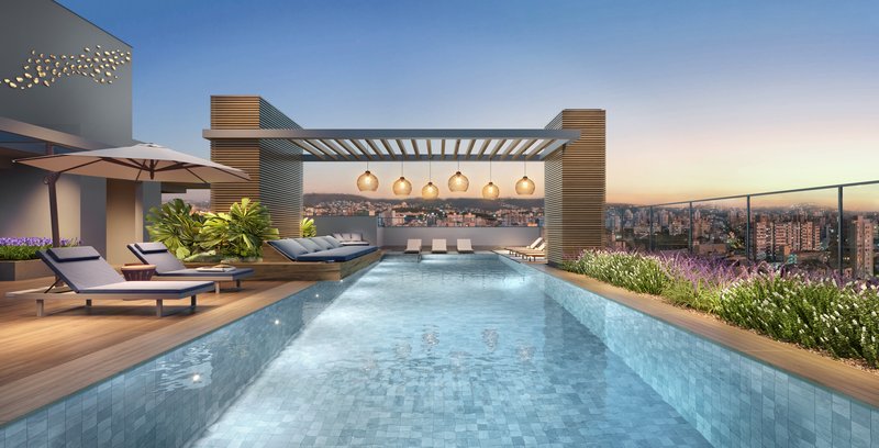 Apartamento andar alto com 3 dormitórios na Cidade Baixa Rua General Lima e Silva Porto Alegre - 