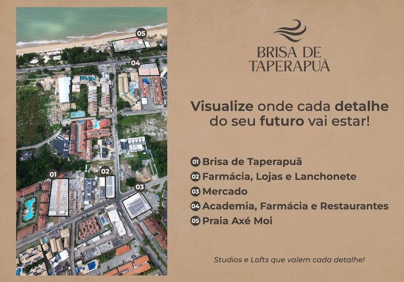 Loft em Condomínio - Brisa de Taperapuan Taperapuã Porto Seguro - 
