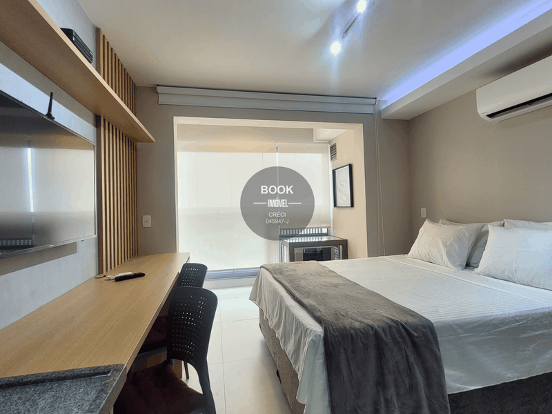 Studio Mobiliado no Lume Avenida Vereador José Diniz São Paulo - 
