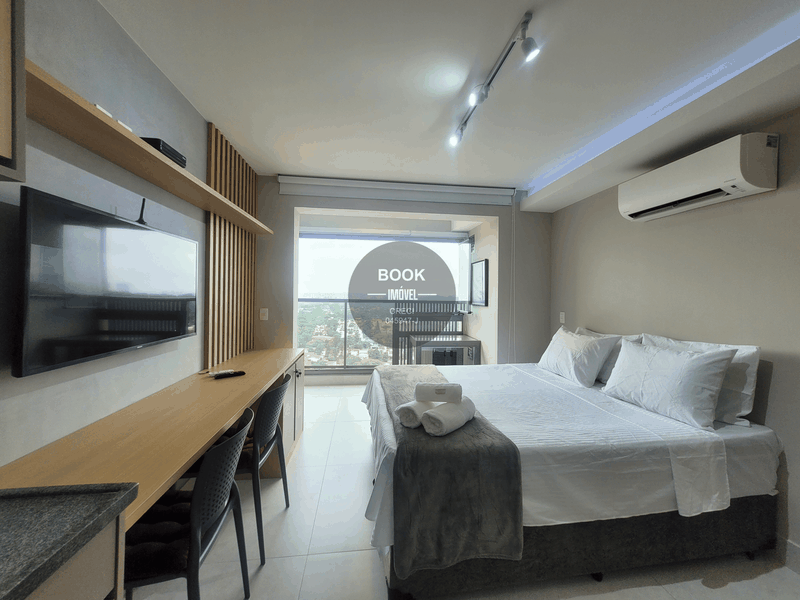 Studio Mobiliado no Lume Avenida Vereador José Diniz São Paulo - 