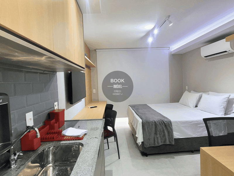 Studio Mobiliado no Lume Avenida Vereador José Diniz São Paulo - 