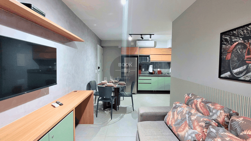 Apartamento 100% Mobiliado no Lume Avenida Vereador José Diniz São Paulo - 