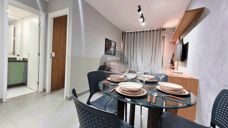 Apartamento 100% Mobiliado no Lume Avenida Vereador José Diniz São Paulo - 