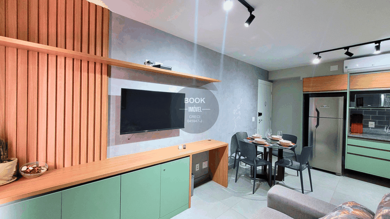 Apartamento 100% Mobiliado no Lume Avenida Vereador José Diniz São Paulo - 