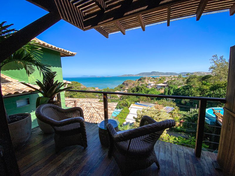 🌊 Casa de alto padrão com vista deslumbrante para o mar! Rua Enseada do Albatroz Armação dos Búzios - 
