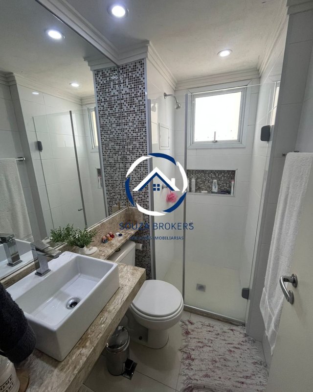Excelente apartamento de 57m² no Bairro Campestre em Santo André  Santo André - 