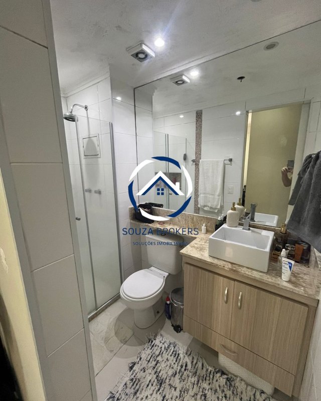 Excelente apartamento de 57m² no Bairro Campestre em Santo André  Santo André - 