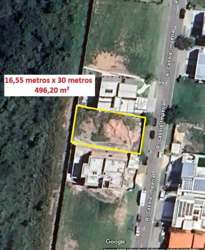 Terreno de 496 m² no Alphaville I Rua Cambacica São José dos Campos - 