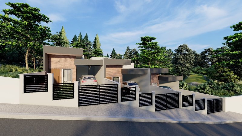 CASA COM 2 DORMITÓRIOS NO LAGEADO BAIXO  Guabiruba - 