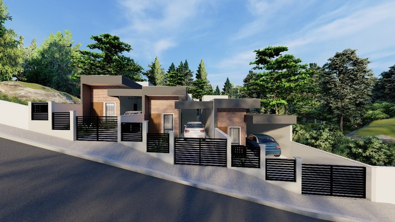 CASA COM 2 DORMITÓRIOS NO LAGEADO BAIXO  Guabiruba - 
