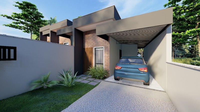 CASA COM 2 DORMITÓRIOS NO LAGEADO BAIXO  Guabiruba - 