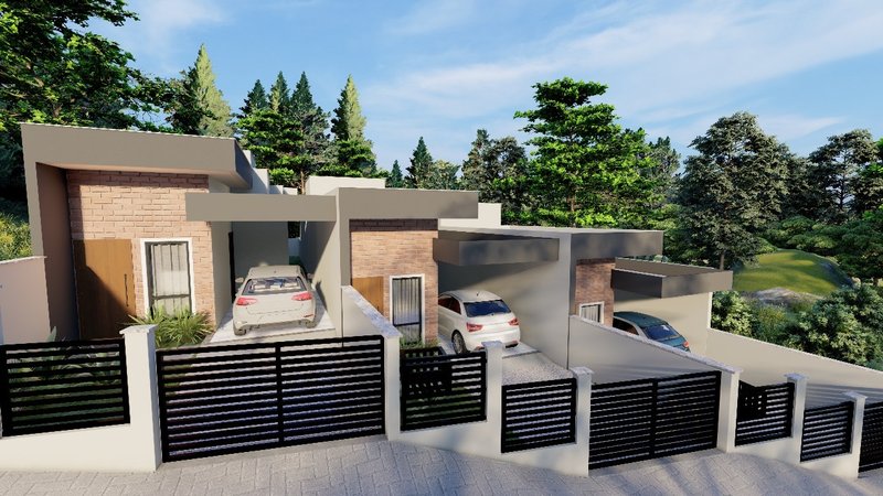 CASA COM 2 DORMITÓRIOS NO LAGEADO BAIXO  Guabiruba - 