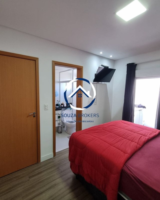 Apartamento perfeito de 96m² na Vila Scarpelli em Santo André  Santo André - 
