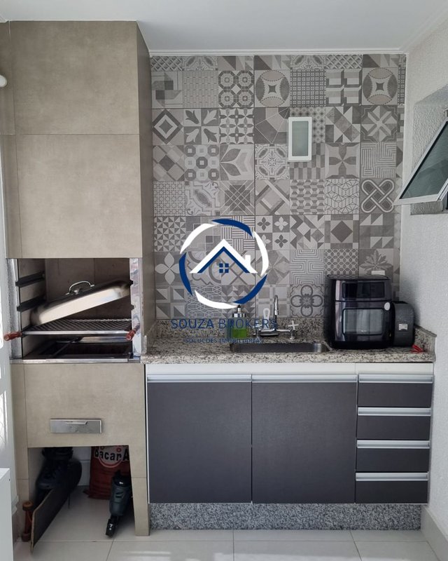 Apartamento perfeito de 96m² na Vila Scarpelli em Santo André  Santo André - 