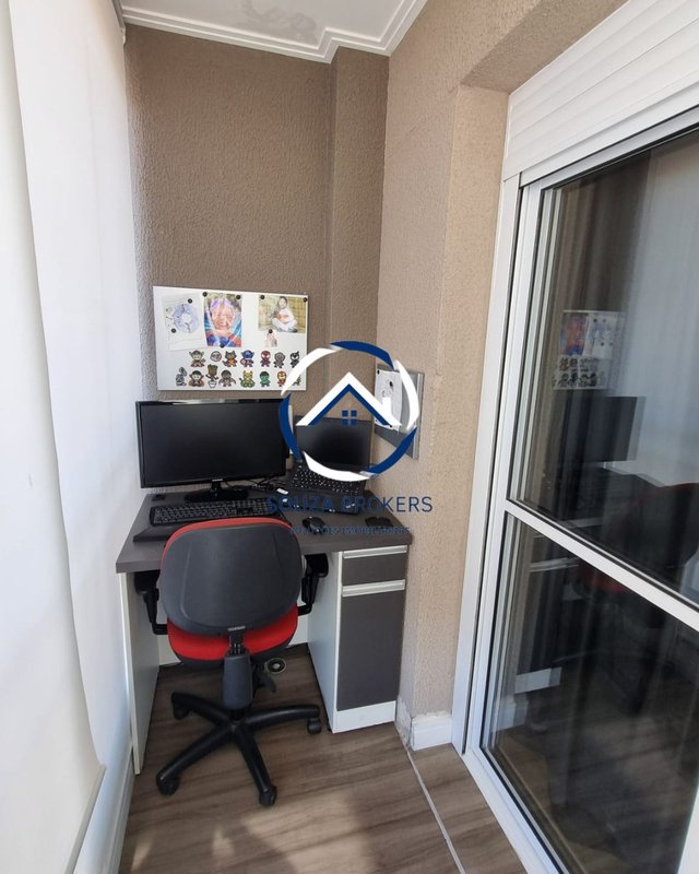 Apartamento perfeito de 96m² na Vila Scarpelli em Santo André  Santo André - 