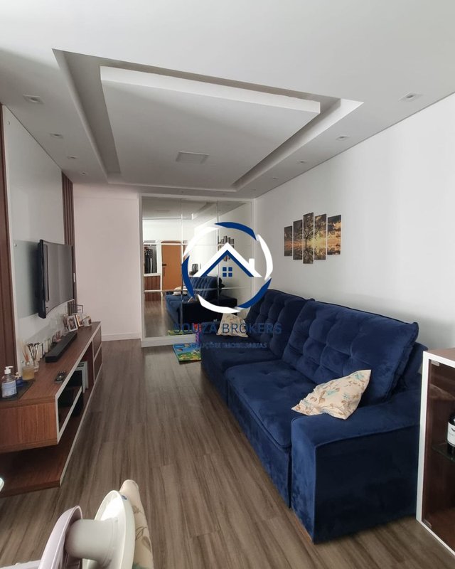Apartamento perfeito de 96m² na Vila Scarpelli em Santo André  Santo André - 
