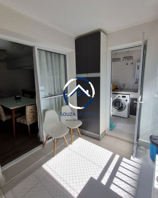Apartamento perfeito de 96m² na Vila Scarpelli em Santo André  Santo André - 