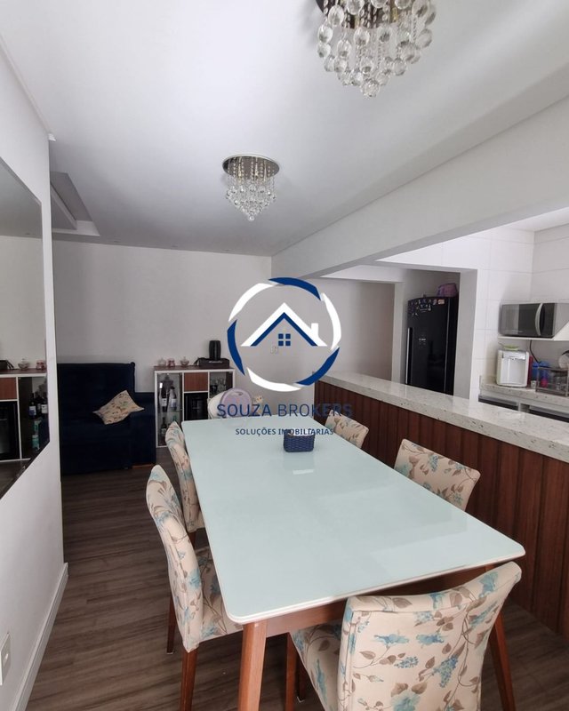 Apartamento perfeito de 96m² na Vila Scarpelli em Santo André  Santo André - 