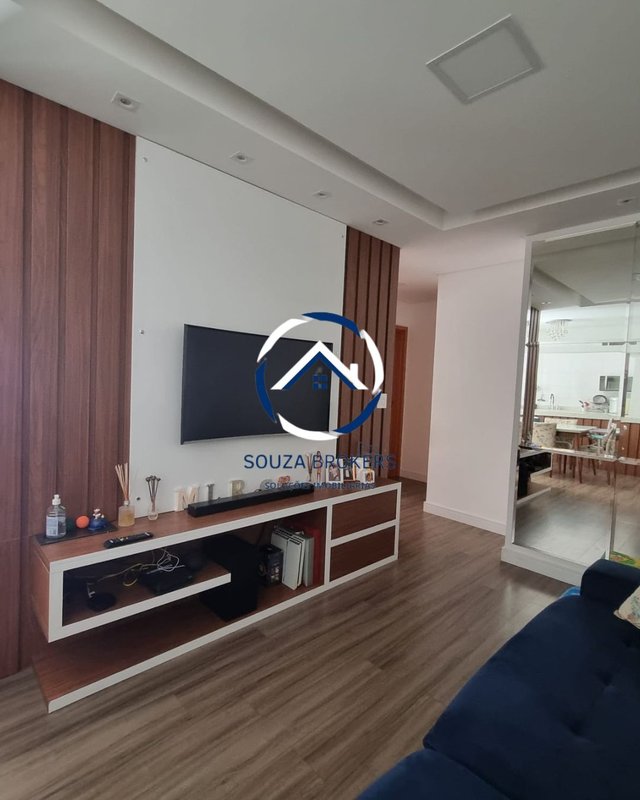 Apartamento perfeito de 96m² na Vila Scarpelli em Santo André  Santo André - 