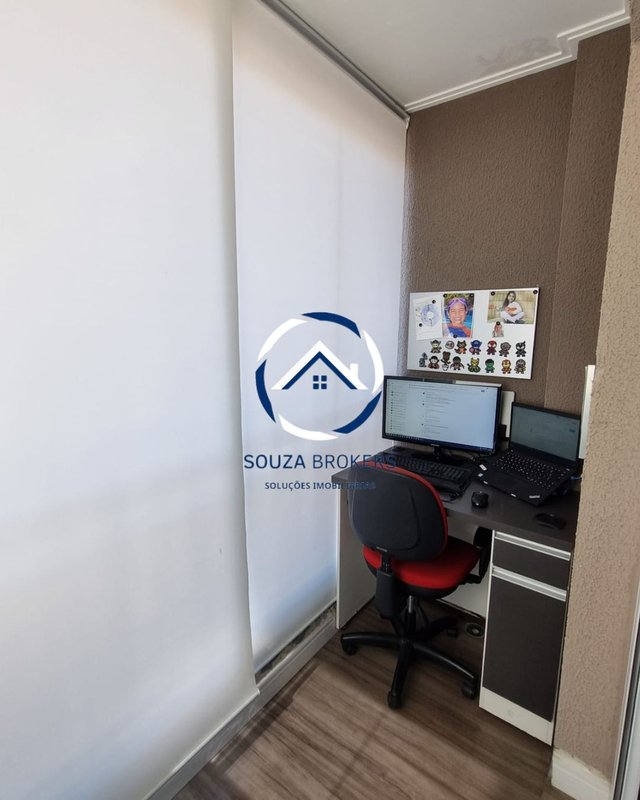 Apartamento perfeito de 96m² na Vila Scarpelli em Santo André  Santo André - 