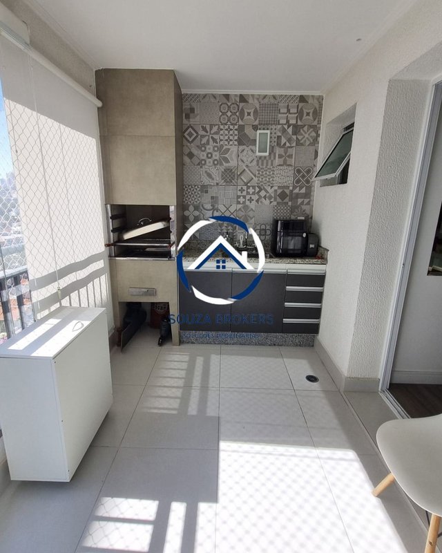 Apartamento perfeito de 96m² na Vila Scarpelli em Santo André  Santo André - 