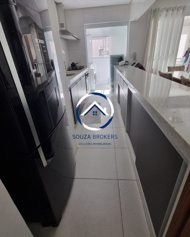 Apartamento perfeito de 96m² na Vila Scarpelli em Santo André  Santo André - 